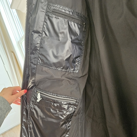 NWT Pajar Black Solstice Long Down Puffer Quileted Winter Jacket - size large - Picture 8 of 16